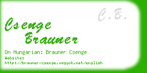 csenge brauner business card
